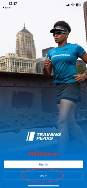 TrainingPeaks mobil – krok 7