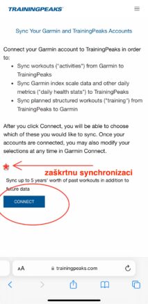 TrainingPeaks mobil – krok 15